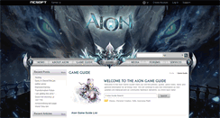 Desktop Screenshot of gameguide.na.aiononline.com